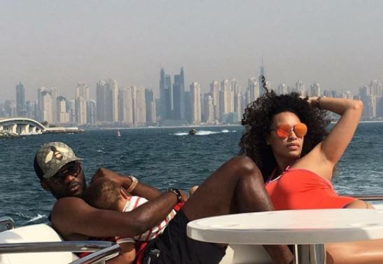 Lana Kembo Ekoko parents Jires Kembo Ekoko and Melissa in Dubai.